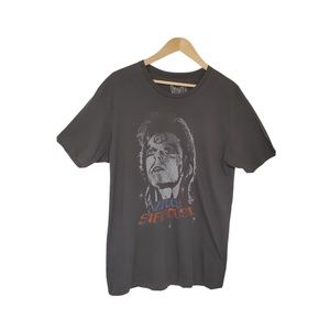 David Bowie Sz Large Ziggy Stardust 100% Cotton Rock Music T Shirt